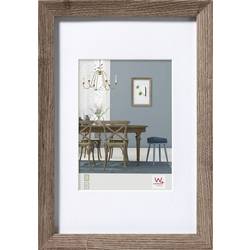 walther+ design EF030N vyměnitelný fotorámeček Formát papíru: 13 x 18 cm (š x v x h) 315 x 215 x 20 mm ořechová