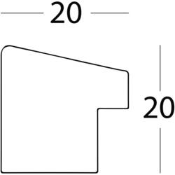 walther+ design EF030N vyměnitelný fotorámeček Formát papíru: 13 x 18 cm (š x v x h) 315 x 215 x 20 mm ořechová