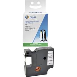 G&G BB-D-G-D1-45013 kompatibilní náhradní DYMO 45013 Barva pásky: bílá Barva písma: černá 12 mm 7 m
