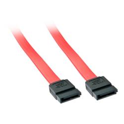 LINDY pevný disk kabel [1x SATA zástrčka 7-pólová - 1x SATA zástrčka 7-pólová] 0.50 m červená