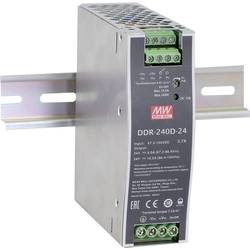 MW Mean Well DDR-240C-24 DC/DC měnič napětí na DIN lištu, 24 V/DC, 10 A, 240 W, výstupy 1 x