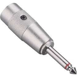 Paccs audio adaptér [1x XLR zástrčka - 1x jack zástrčka 6,3 mm] stříbrná