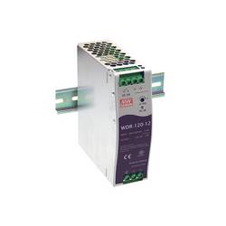 MEAN WELL WDR-120-24 síťový zdroj na DIN lištu 24 V/DC 5 A 120 W Počet výstupů:1 x Obsah 1 ks