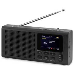 Dynavox DBT200 208053 kapesní rádio, DAB+, FM, Bluetooth, DAB+, černá