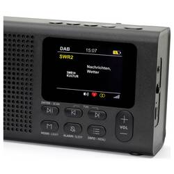 Dynavox DBT200 208053 kapesní rádio, DAB+, FM, Bluetooth, DAB+, černá