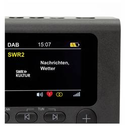 Dynavox DBT200 208053 kapesní rádio, DAB+, FM, Bluetooth, DAB+, černá