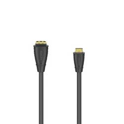 Hama 00205167 HDMI kabelový adaptér [1x HDMI zásuvka - 1x mini HDMI zástrčka ] černá 10 cm