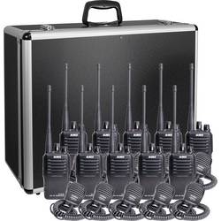 Alinco Team-Set DJ-VX-46 EMS-76 150104 PMR radiostanice sada 10 ks