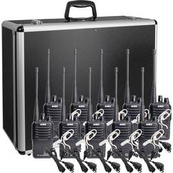 Alinco Team-Set DJ-VX-46 + KEP-24-AL 150103 PMR radiostanice sada 10 ks