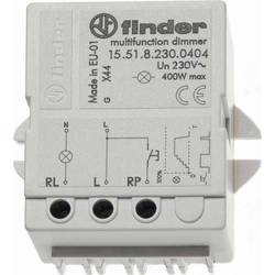Finder 15.51.8.230.0404 stmívač pod omítku šedá transparentní