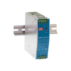 MW Mean Well NDR-120-24 síťový zdroj na DIN lištu, 24 V/DC, 5 A, 120 W, výstupy 1 x