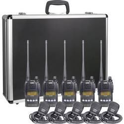 Alinco Team-Set DJ-A-446 EMS-76 150106 PMR radiostanice sada 5 ks