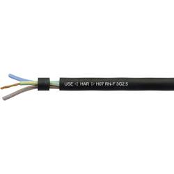Helukabel 558445 kabel s gumovou izolací H07RN-F 3 G 1.5 mm² černá metrové zboží