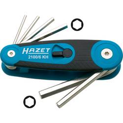 Hazet inbus sada klíčů 2.5 mm, 3 mm, 4 mm, 5 mm, 6 mm, 8 mm 6dílná