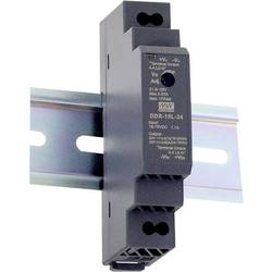 MW Mean Well DDR-15G-5 DC/DC měnič napětí na DIN lištu, 5 V/DC, 3 A, 15 W, výstupy 1 x