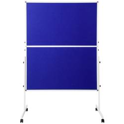 SpeaKa Professional moderační tabule SP-PB-B01 (š x v) 1250 mm x 1850 mm plsť modrá skládací, včetně koleček, oboustranně použitelné SP-12058196