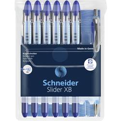 Schneider Schreibgeräte 1 ks Kugelschreiber Slider Basic XB Rave 6er Etui + Slider Rave XB blau 151277 kuličkové pero N/A