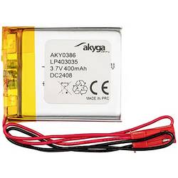 Akyga LP403035 Akupack x Speciální akumulátor Li-Pol 3.7 V 400 mAh