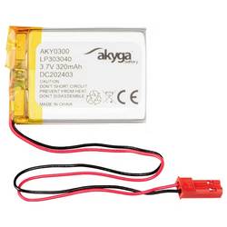 Akyga LP303040 Akupack x Speciální akumulátor Li-Pol 3.7 V 320 mAh