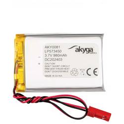 Akyga LP573450 Akupack x Speciální akumulátor Li-Pol 3.7 V 980 mAh