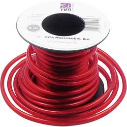 TRU COMPONENTS 1568965 zemnicí kabel, 1 x 2.50 mm², červená, 5 m