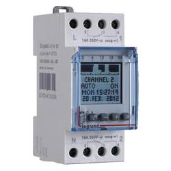 Legrand Legrand 412630 časovač na DIN lištu, 412630, digitální, 2 x přepínač