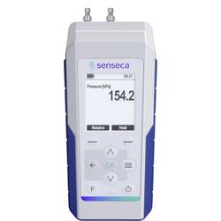 Senseca PRO 211-4 diferenční tlakoměr, měří tlak vzduchu, neagresivní plyny, korozivní plyny, 500 hPa (max), s funkcí datového záznamníku, s USB rozhraním