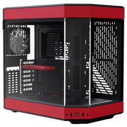 HYTE Y60 Tempered Glass midi tower PC skříň černočervená