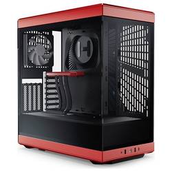 HYTE Y40 Tempered Glass midi tower PC skříň černočervená
