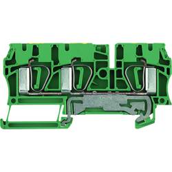 Z-series, PE terminal, Rated cross-section: Tension clamp connection, Wemid, green / yellow, ZPE 4/3AN 7904170000-50 zelenožlutá Weidmüller 50 ks