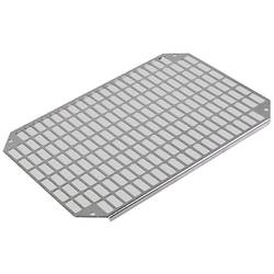 Fibox Mounting plate perforated (350x250x2mm-26x11mm) Galvanized steel,300x400x150/210 montážní deska s otvory, ocel, pozinkovaná, 1 ks