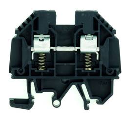 W-terminal with external tensioning, Feed-through terminal, Rated cross-section: 4 mm², Screw connection, WDU 4 SL/EN SW 9537510000 černá Weidmüller 50 ks