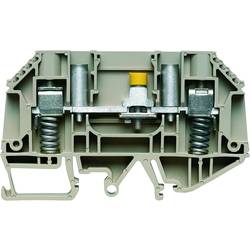 W-terminal with external tensioning, Test-disconnect terminal, Rated cross-section: 6 mm², Screw connection, WTL 6 SL/EN 9538080000 Tmavě béžová Weidmüller 50