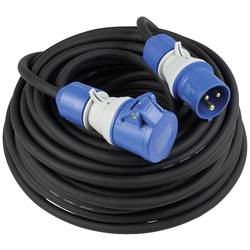 AS Schwabe 61409 napájecí prodlužovací kabel 16 A černá, modrá 25 m H07RN-F 3G 2,5 mm²