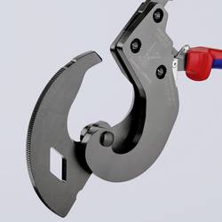 Knipex 95 32 340 SR štípací kleště na kabely s ráčnou Vhodné pro (odizolační technika) kabely armované ocelí 32 mm