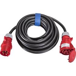 SIROX 366.525 napájecí prodlužovací kabel 32 A černá 25 m H07RN-F 5G 6 mm² s fázovým měničem