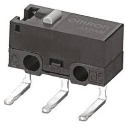 Omron D2F-A1 mikrospínač 30 V/DC 2 A 1x zap/(zap) 1 ks Bag