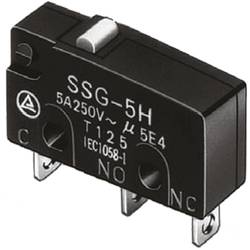 Omron SSG-01H mikrospínač 30 V/DC 0.1 A 1x zap/(zap) 1 ks Bag