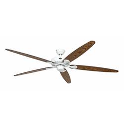CasaFan CLASSIC ROYAL 180 WE stropní ventilátor, 61 W, (Ø x v) 180 cm x 275 mm, lakovaná bílá, 518019