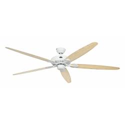 CasaFan CLASSIC ROYAL 180 WE stropní ventilátor, 61 W, (Ø x v) 180 cm x 275 mm, lakovaná bílá, 518020