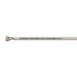 Helukabel 21117-500 datový kabel 2 x 2 x 0.34 mm² šedá 500 m