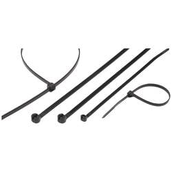 Helukabel 91065-1000, TY242MX, Stahovací pásky s ocelovým jazýčkem, 3.6 mm, 204 mm, s kovovým jazýčkem, odolná vůči UV záření, 1000 ks