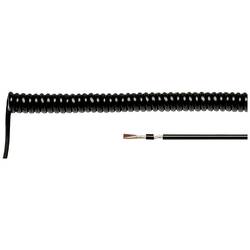 Helukabel 85932 spirálový kabel LiF12YD11Y 300 mm / 1200 mm 6 x 0.14 mm² černá 1 ks