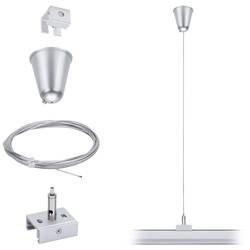 Paulmann nízkonapěť. komponent lankových systémů závěs na strop stříbrná 95583 ProRail3 Steel Wire Suspension