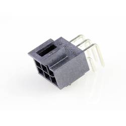 Molex vestavná zásuvková lišta (standardní) 6, rozteč 2.50 mm, 1053141306, 1 ks Tray