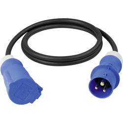 AS Schwabe 61370 napájecí prodlužovací kabel, 16 A, černá/modrá, 5 m