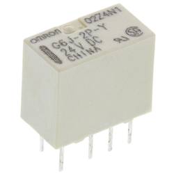Omron, G6J-2P-Y-DC24 relé do DPS, monostabilní, 1 cívka, 30 V/DC, 1 A, 1 ks