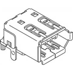 Molex 534620629 2.0 IO UPRT DIP SMT Molex Množství: 1 ks