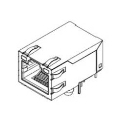 Molex Molex 480251190 RJ45 LED Transformer 480251190 zásuvka Počet pólů 8P8C 1 ks