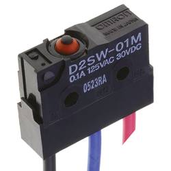 Omron D2SW-P01M mikrospínač 30 V/DC 0.1 A 1x zap/(zap) 1 ks Bag